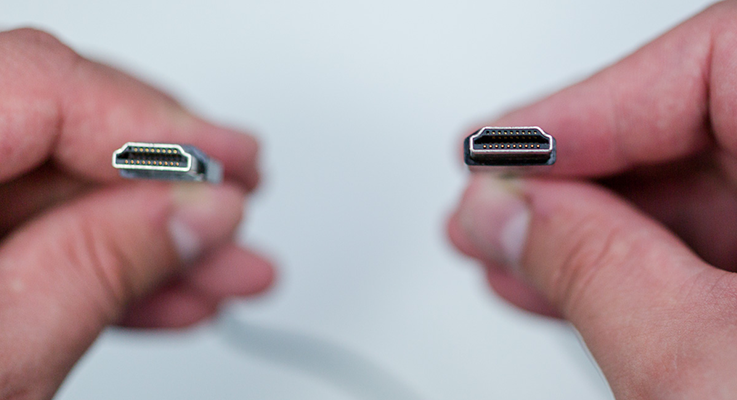 Как подключить компьютер на windows к телевизору через кабель hdmi